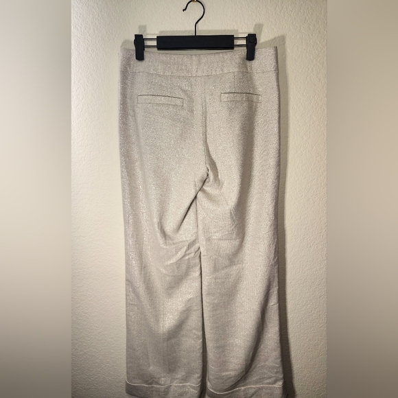 J. Crew Ivory Sparkle Wool Dress Pant - Picture 3 of 6